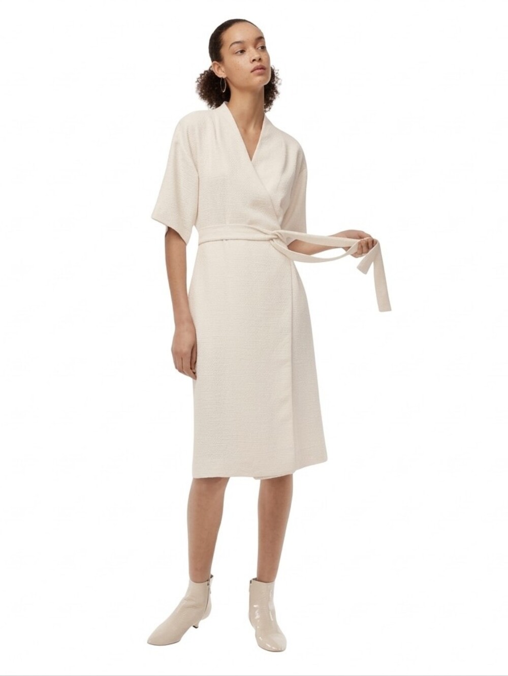Aritzia Babaton Cluzet Wrap Midi Dress XS